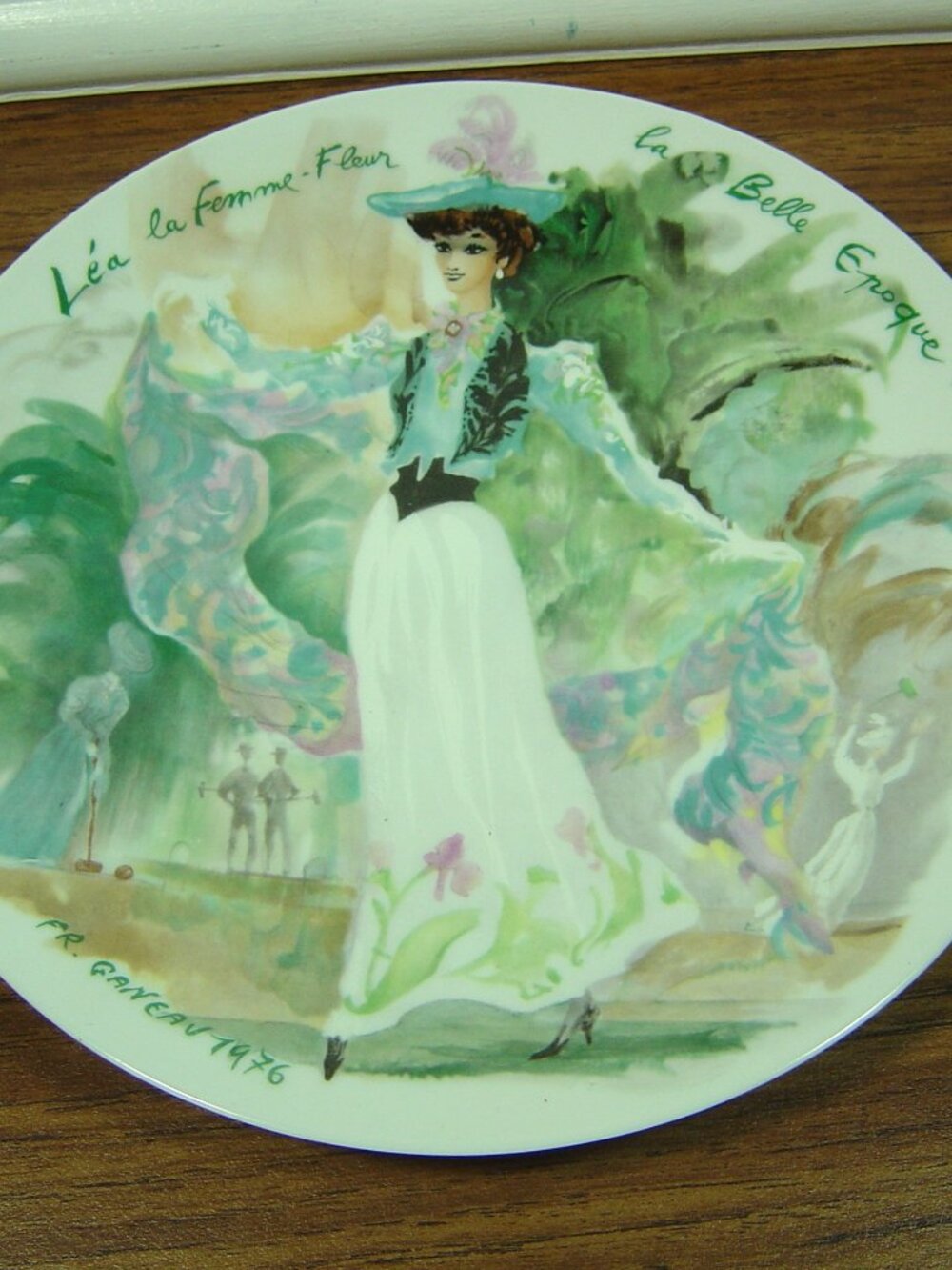 D'ARCEAU-LIMOGES Collector plate-Women of the Century-1900